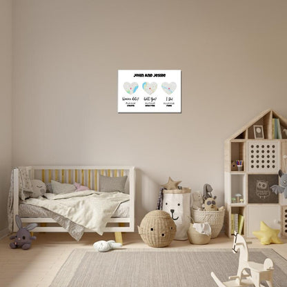 Love Milestones Personalized Art